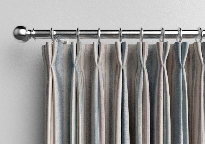 Guarda Stripe, Cornflower - Made to Measure Curtains - Image 10